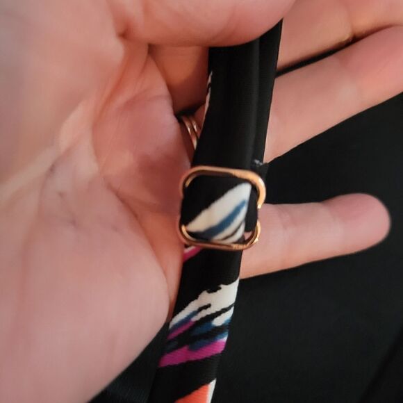 LN BAR III FLORAL TUMMY TONER 1 PIECE SWIMSUIT/MONOKINI SZ. L - Picture 7 of 8